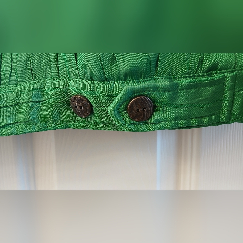 Ruby Rd. Bright Green Textured Button-Up Jacket S… - image 8